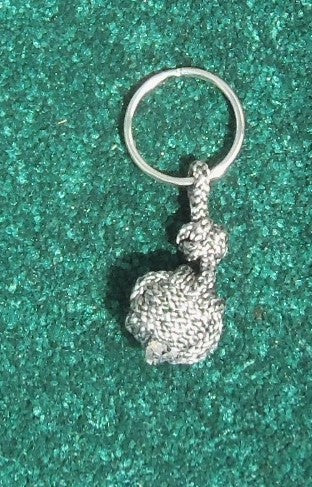 Silence Monkey Fist Keychain