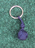Navy Blue Monkey Fist Keychain