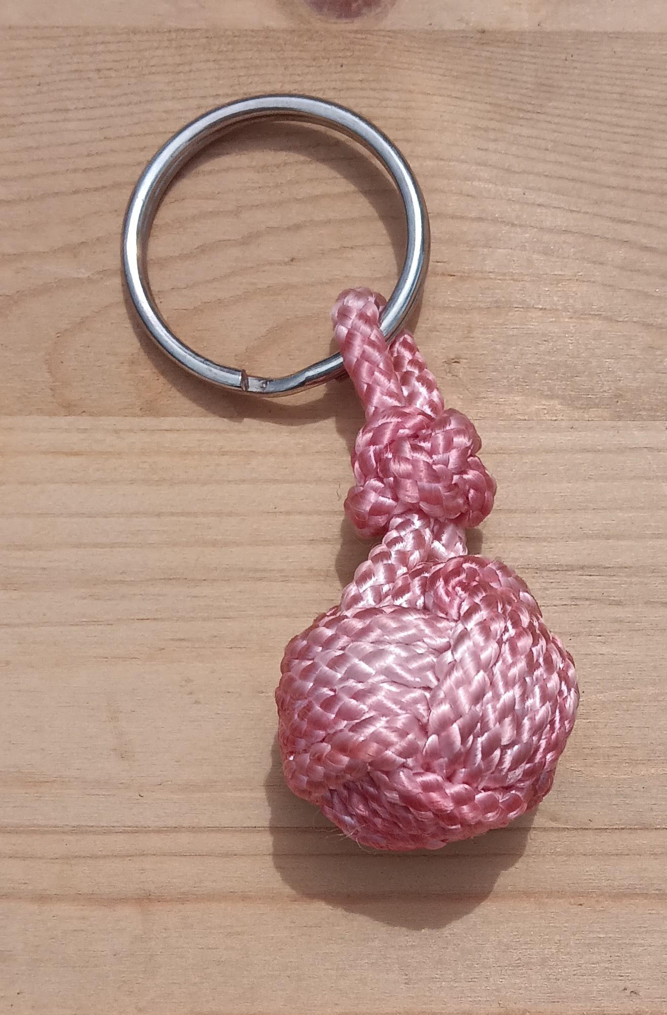 Cotton Candy Monkey Fist Keychain