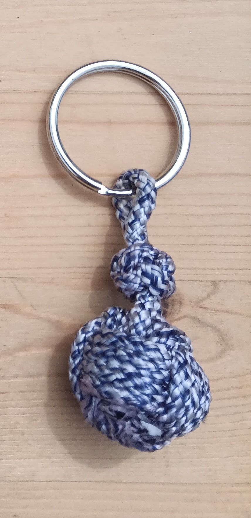 Ocean Breeze Monkey Fist Keychain