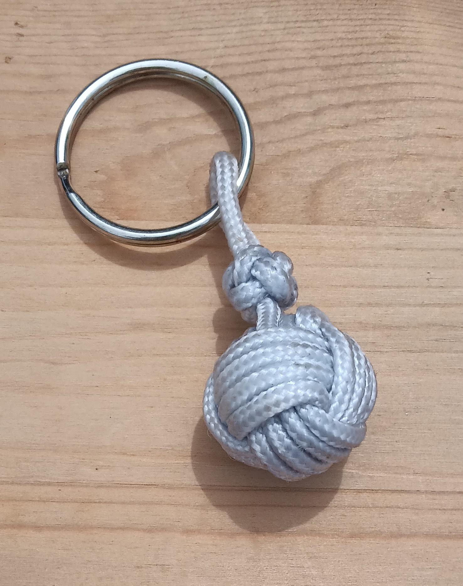 Cloud Mist Monkey Fist Keychain