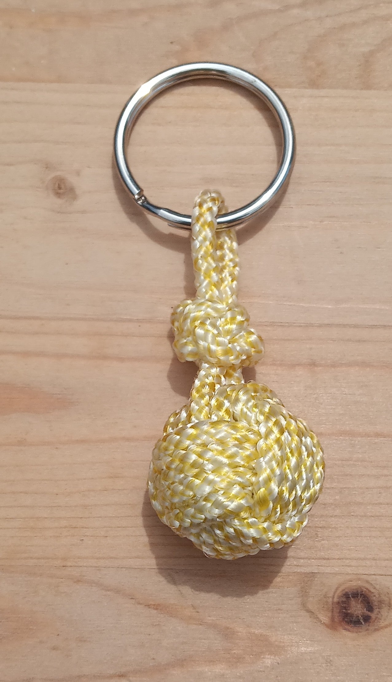Sunshine Monkey Fist Keychain