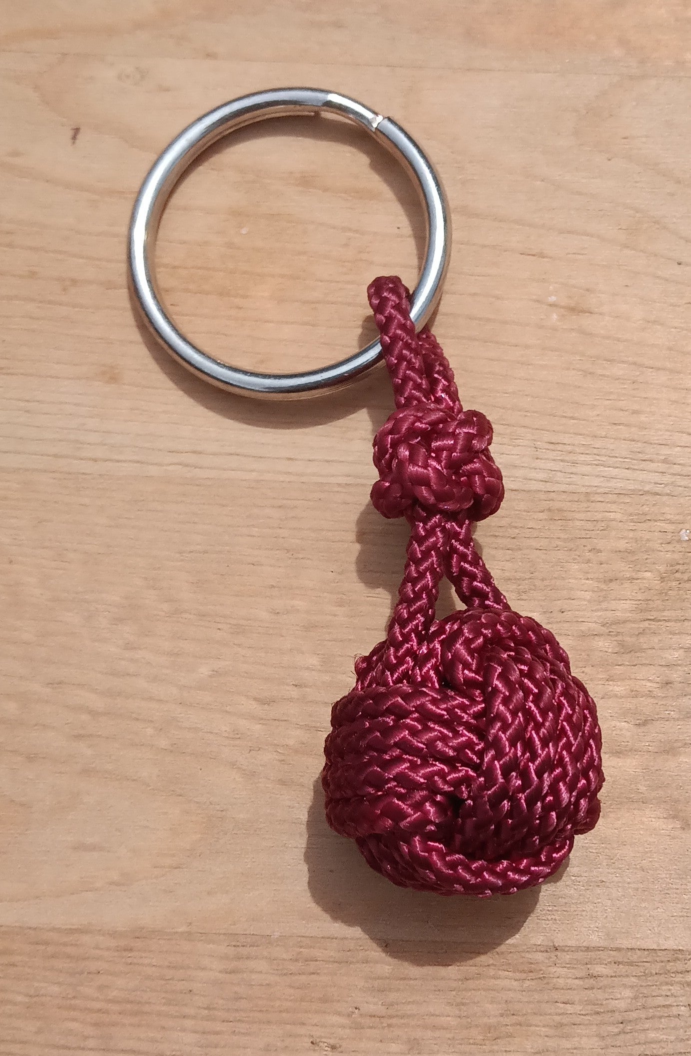 Crimsen Sunset Monkey Fist Keychain