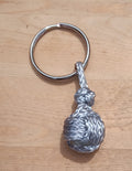 Platinum Spark Monkey Fist Keychain