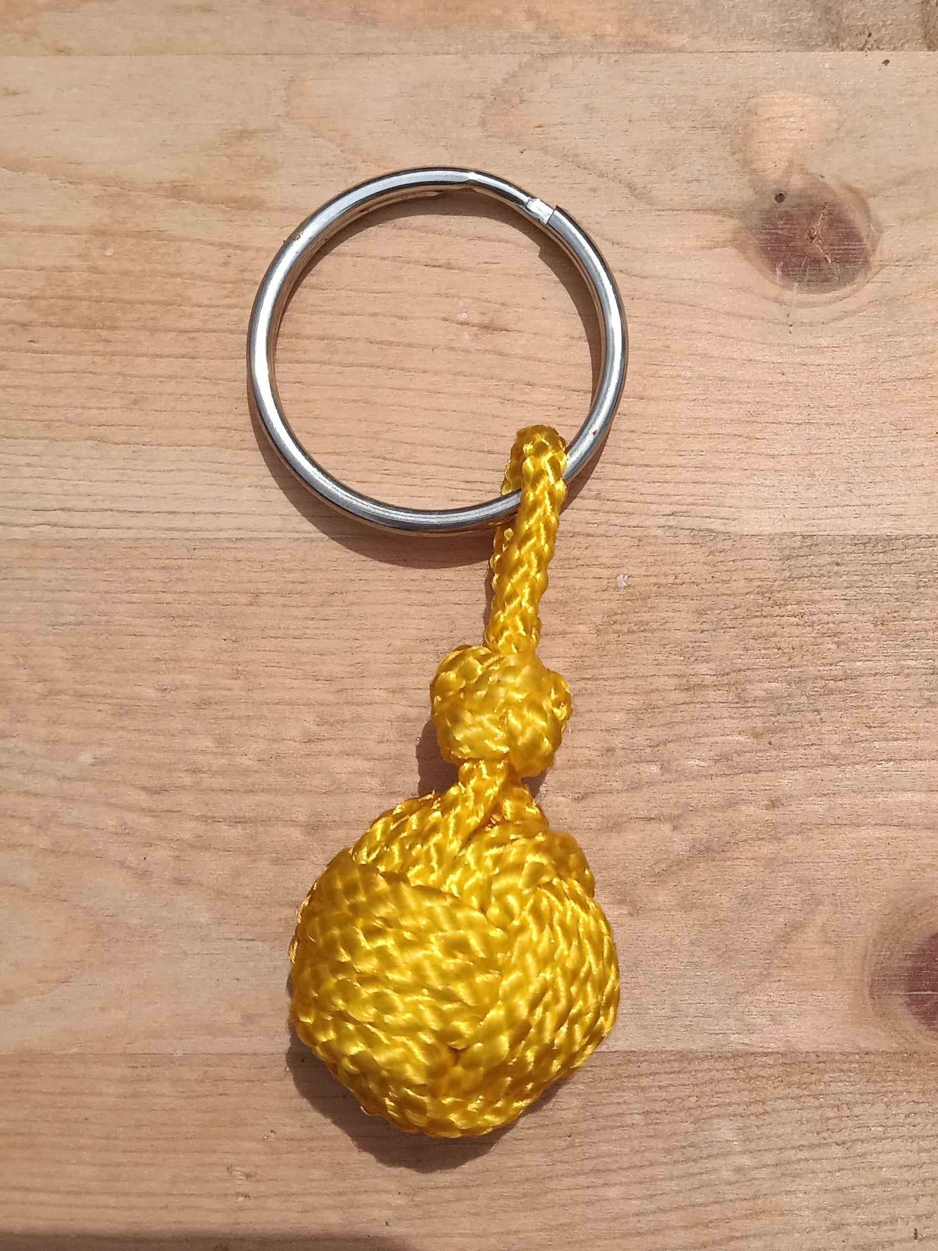 Solar Flare Monkey Fist Keychain