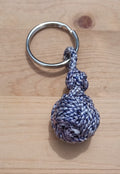 Lavender Twist Monkey Fist Keychain