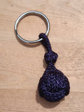 Midnight Lilac Monkey Fist Keychain